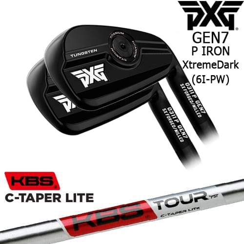 【OVDカスタム】PXG 0311 GEN7 P アイアン5本セット(6I-PW) ExtremeDark[6P]ピーエックスジーPXG KBS C-TAPER LITE シーテーパー ライト