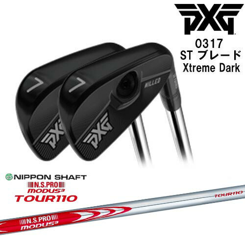 PXGʤOVDGOLF۳ PXG 0317 ST ֥졼 XtremeDark  5set(6-Pw) 2022ǯ[6P...