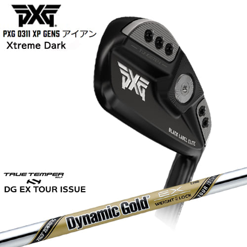 PXG/0311 XP GEN5 アイアン/Black(ブラック/黒)/単品(4I、5I、GW)/Dynamic_Gold_EX_TOUR_ISSUE/ツアーイシュー/TRUE_TEMPER/カスタムクラブ