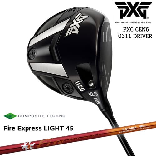 PXGʤOVDGOLFPXG GEN6 0311 ɥ饤С RH LH [DW]FireExpressLIGHT45եץ쥹饤