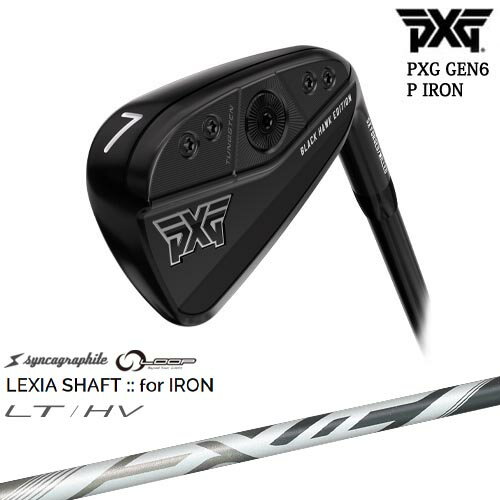 PXGʤOVDGOLFPXG GEN6 0311 P 6set(5-Pw)BLACK HAWK֥åۡ [5P]LE...