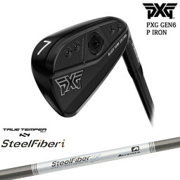 【PXGならOVDGOLF！】PXG GEN6 0311 P アイアン6本set(5-Pw)BLACK HAWKブラックホーク [5P]スチールファイバーi(テーパー) SteelFiberTRUE TEMPER