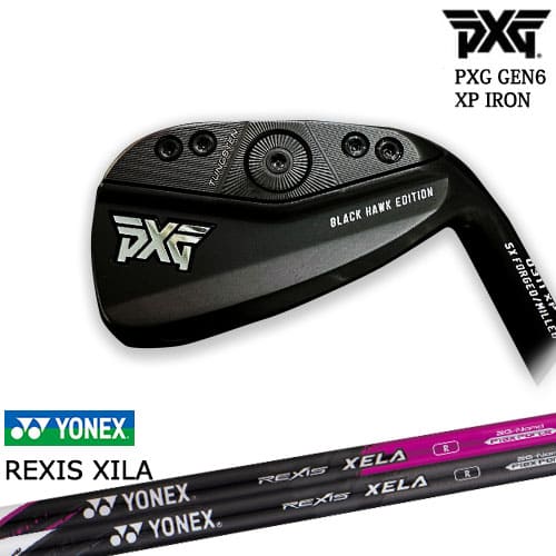 【PXGならOVDGOLF！】PXG GEN6 0311 XP アイアン6本set(6-GW)BLACK HAWKブラックホーク [6G]REXIS XELA レクシス キセラ YONEX ヨネックス