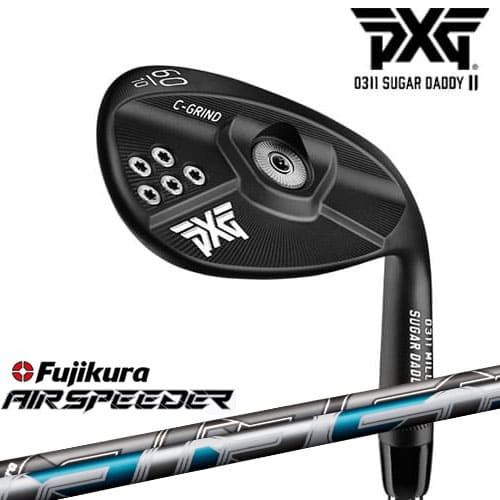 PXGʤOVDGOLFPXG SUGAR DADDY2 0311 MILLED å BLACK(֥å ) 奬ǥ ԡå AIR SPEEDER  ԡ ե Fujikura