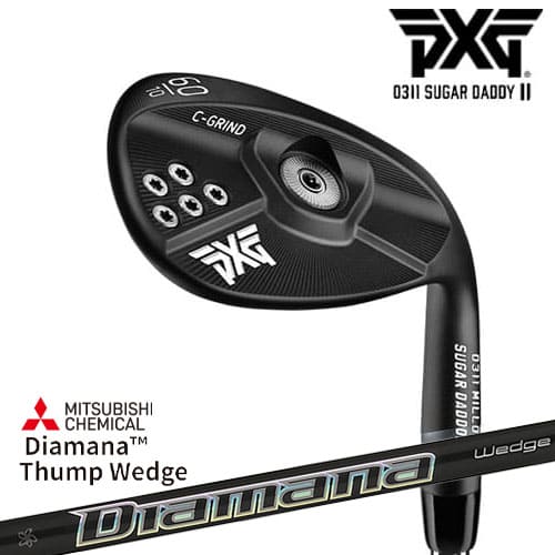 PXGʤOVDGOLFPXG SUGAR DADDY2 0311 MILLED å BLACK(֥å ) 奬ǥ ԡå Diamana Thump Wedge ǥޥ WEDGE ɩߥ