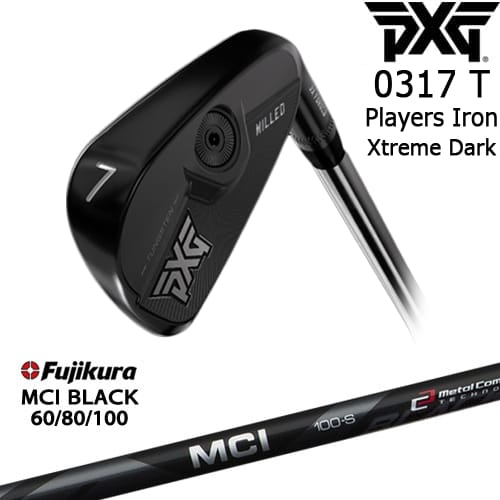 PXG 0317 T ץ졼䡼6set(5I-PW) XTREME DARK[5P]ԡåPXG MCI BLACK60 80 100 Fujikura ե