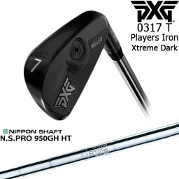 PXG 0317 T プレーヤーズアイアン6本set(6I-GW) XTREME DARK[6G]ピーエックスジーPXG N.S.PRO 950GH HT 日本シャフト