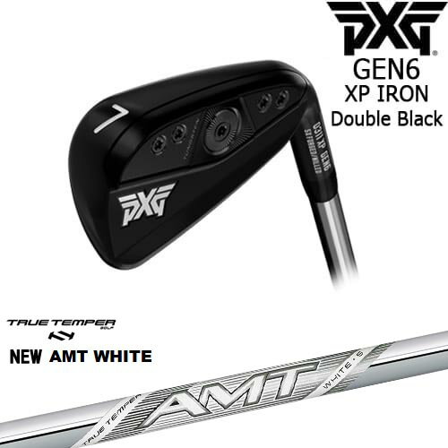 PXG GEN6 0311 XP 5本set(6-Pw)ダブルブラック[6P]ピーエックスジーPXG AMT TOUR WHITE ツアーホワイトTRUE TEMPER