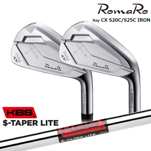 【ロマロならOVDGOLF！】ロマロ レイ Ray CX S20C S25C IRON 6本セット(5I～PW) KBS $-TAPER LITE ( エステーパー ライト )