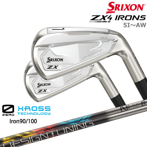 【在庫品組立発送】スリクソン ZX4 MK II Mk2 アイアン7本セット(5I-PW+AW) SRIXON 特約店限定 ZERO XROSS IRON アイアン ゼロクロス デザインチューニング