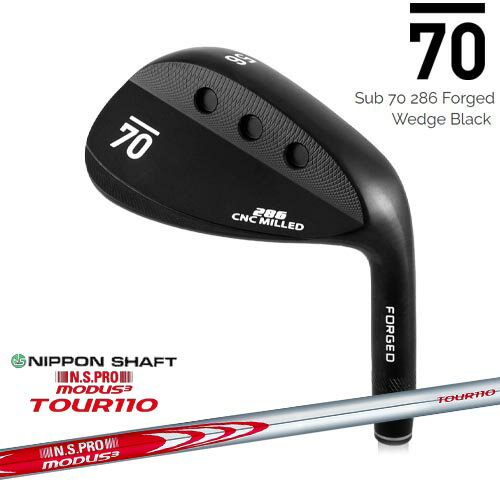 ں߸¨ǼSub 70 286 Forged Wedge Black ֥֥ƥ å N.S.PRO MODUS3 TOUR1...
