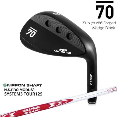 ں߸¨ǼSub 70 286 Forged Wedge Black ֥֥ƥ å N.S.PRO_MODUS3_SYSTE...