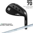 【在庫品即納】Sub 70 286 Forged Wedge Black サブセブンティ ウェッジ N.S.PRO_1150GH_TOUR/日本シャフト/カスタムクラブ(4)