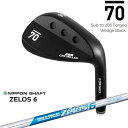 【在庫品即納】Sub 70 286 Forged Wedge Black サブセブンティ ウェッジ N.S.PRO_ZELOS_6/ゼロスシックス/日本シャフト/カスタムクラブ(4)
