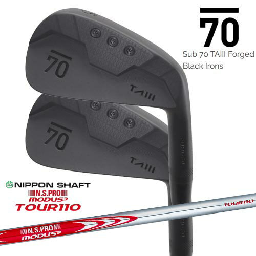 ں߸¨ǼSub 70 TAIII Forged Black Irons ֥֥ƥ 6ܥå(5IPW) N.S.PR...