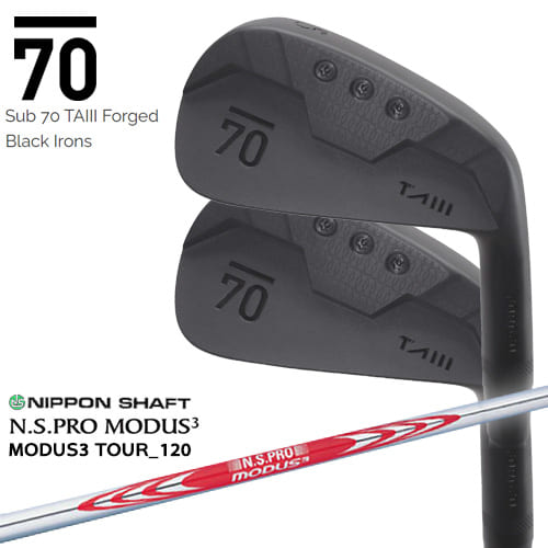 ں߸¨ǼSub 70 TAIII Forged Black Irons ֥֥ƥ 6ܥå(5IPW) N.S.PR...