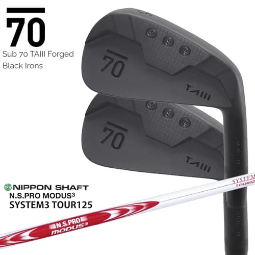 ں߸¨ǼSub 70 TAIII Forged Black Irons ֥֥ƥ 6ܥå(5IPW) N.S.PR...