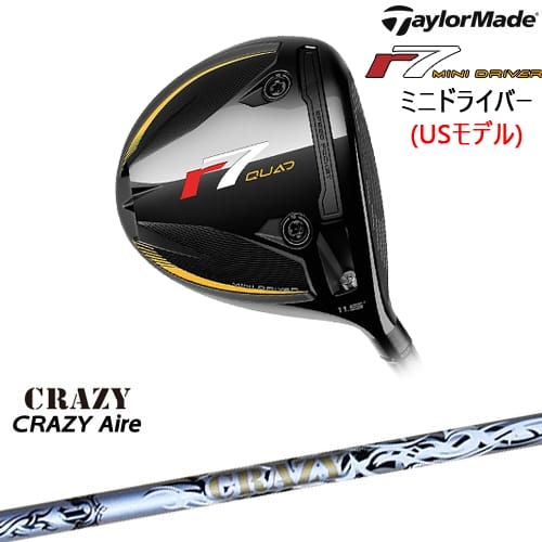 OVDr7 QUAD MINI DRIVER ߥ˥ɥ饤С USǥ[FW]ơ顼ᥤTaylorMade CRAZY Aile CRAZY쥤