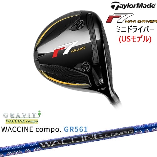 OVDr7 QUAD MINI DRIVER ߥ˥ɥ饤С USǥ[FW]ơ顼ᥤTaylorMade WACCIN...