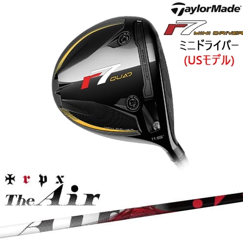 OVDr7 QUAD MINI DRIVER ߥ˥ɥ饤С USǥ[FW]ơ顼ᥤTaylorMade The Air  TRPX ȥץ륨å