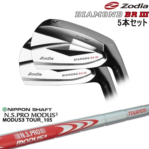 OVDDIAMOND BR III IRON 5set(6I-PW)[6P]ǥZODIA N.S.PRO MOD...