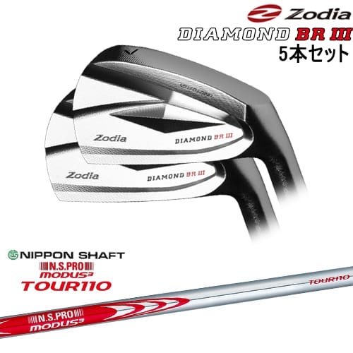 OVDDIAMOND BR III IRON 5set(6I-PW)[6P]ǥZODIA N.S.PRO MOD...