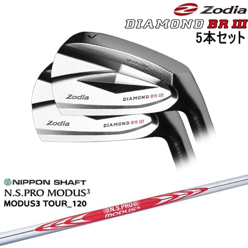 OVDDIAMOND BR III IRON 5set(6I-PW)[6P]ǥZODIA N.S.PRO MOD...