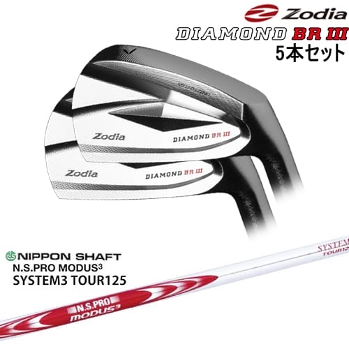 OVDDIAMOND BR III IRON 5set(6I-PW)[6P]ǥZODIA N.S.PRO MOD...
