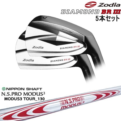 OVDDIAMOND BR III IRON 5set(6I-PW)[6P]ǥZODIA N.S.PRO MOD...