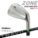 ZONE FORM5 IRONS #5`PW(6{Zbg) TRAVIL IRON grACA Fujikura tWN[5P]