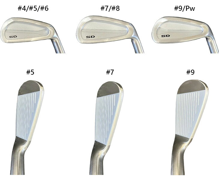 カスタムクラブ工房 OVDGOLFの【OVDカスタム】Modart CB-01 IRON アイアン6本set(5I-PW)[5P]モダートMODART KBS C-TAPER｜アングル3