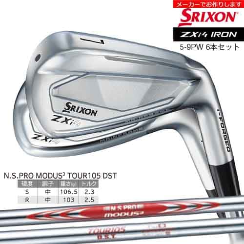ڼۥꥯ ZXi4 IRON  5-PW 6ܥå SRIXON/N.S.PRO MODUS3 TOUR 105 D...