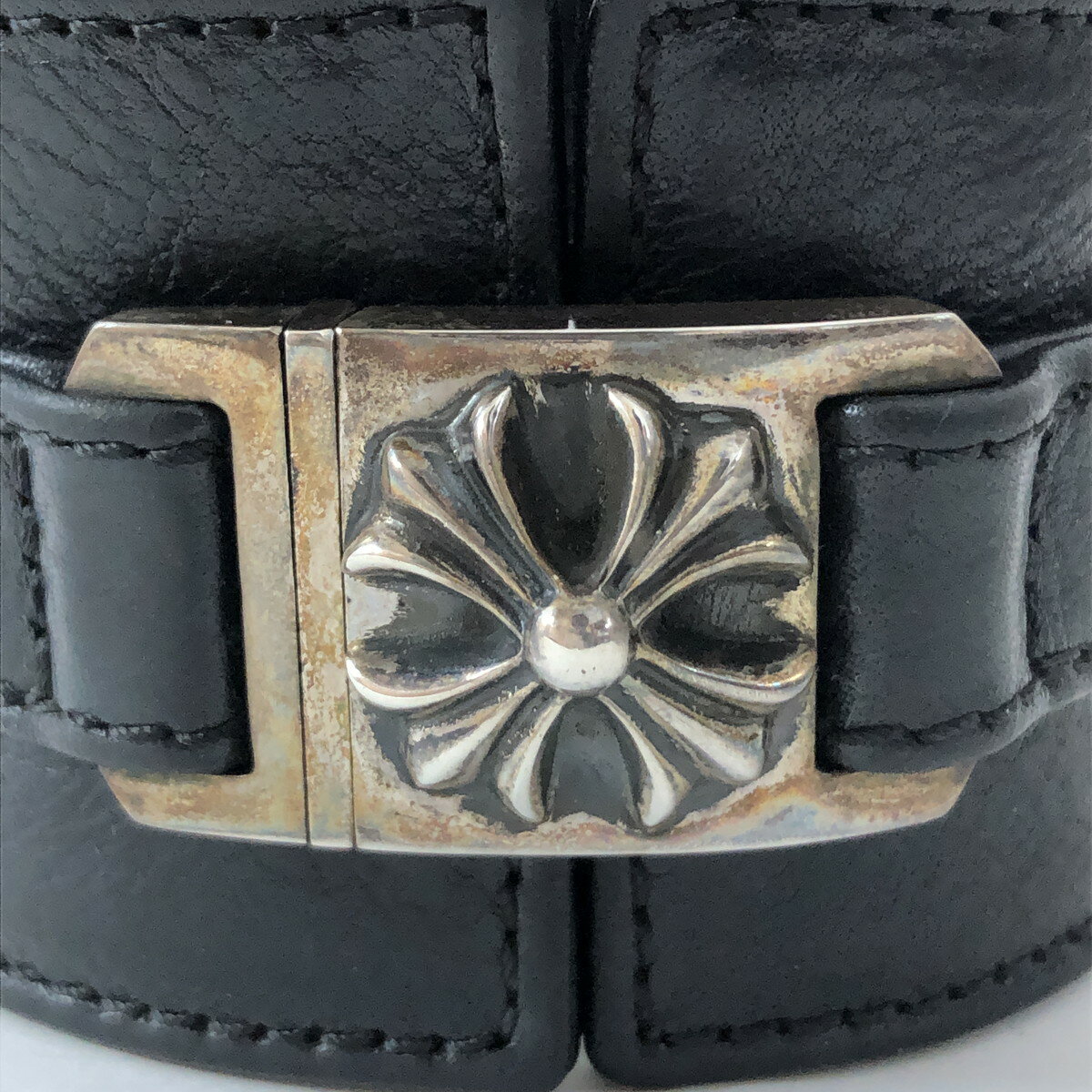肌触りがいい 美品 クロムハーツ Chrome Hearts ブレスレット レザー ワイド ハーネスクラスプ 表記 7 Harness Clasp Chプラス シルバー メンズ レディース オーバーラップ店 Derbrond Com 肌触りがいい 美品 クロムハーツ Chrome Hearts ブレスレット レザー ワイド ハーネスクラスプ 表記 7 Harness Clasp Chプラス シルバー メンズ レディース オーバーラップ店 Derbrond Com