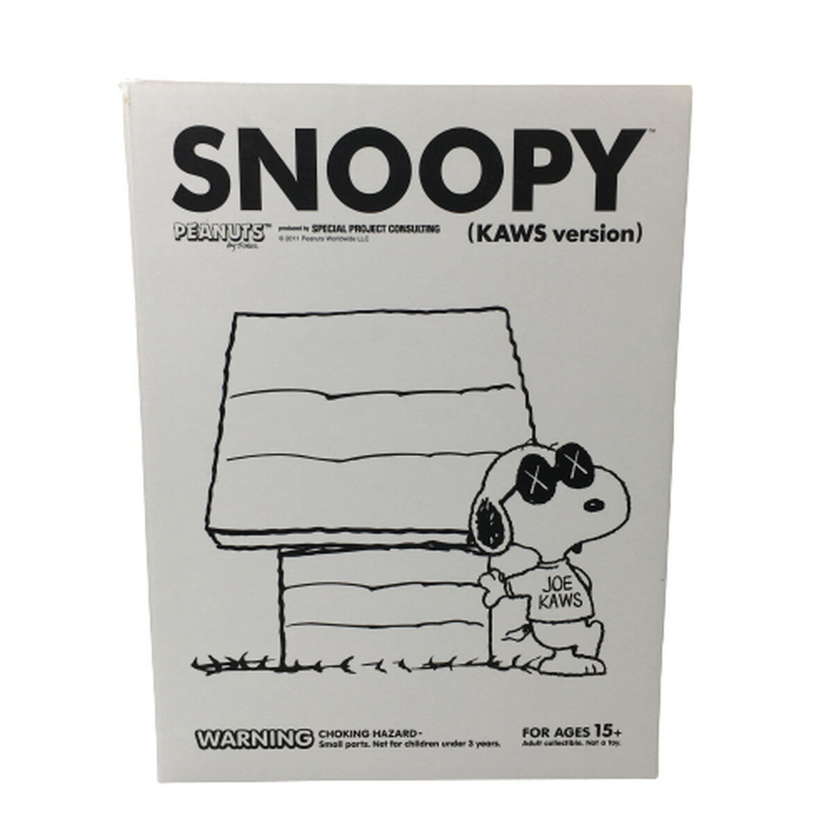 【未開封】KAWS Peanuts Joe Snoopy Vinyl Figure オリジナルフェイク ピーナッツ スヌーピー MEDICOM TOY カウズ【A0】