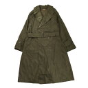 【中古】60s 軍物実物 レインコート MIL-R-14508C U.S.ARMY Light Weight Rain Coat SHORT 36【A3】