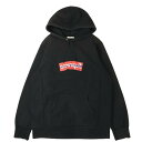 【中古】Supreme シュプリーム COMME des GARCONS SHIRT 17SS Box Logo Hooded Sweatshirt パーカー 黒 L 【A1】