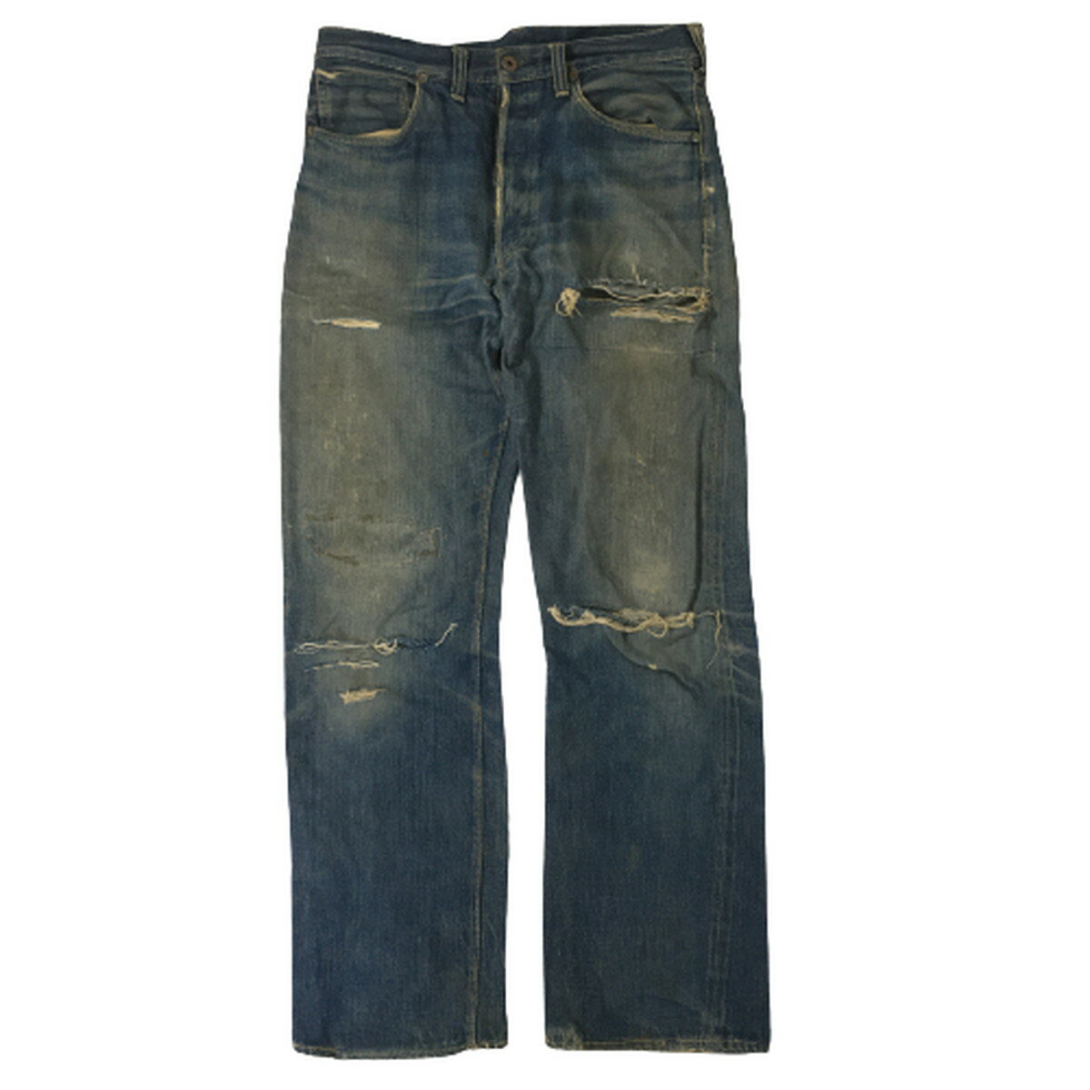 【中古】LEVI'S リーバイス S501xx 大戦モデル 40s ヴィンテージ デニムパンツ 月桂樹ボタン W33～34 【A0】