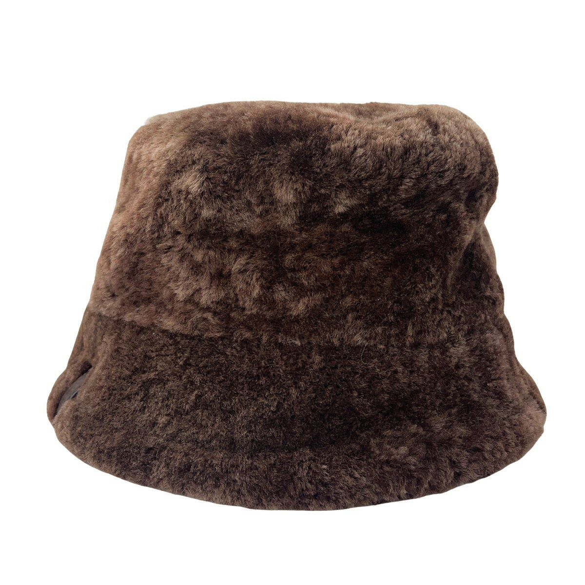 LOEWE ロエベ 24AW シアリング BUCKET HAT バケットハット チョコレート 57cm 【中古】【A0】