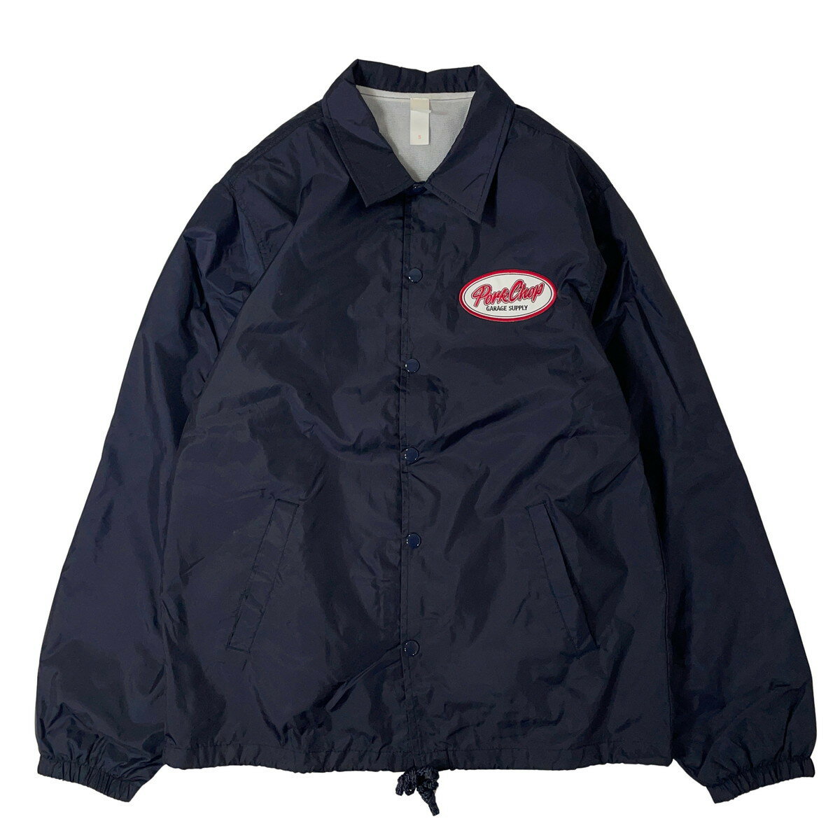 PORKCHOP GARAGE SUPPLY ポークチョップ ガレージサプライ コーチJKT ジャケット ネイビー 紺 S 【中古】【A0】