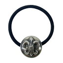 CHROME HEARTS クロムハーツ ヘアバンド BSフレア ヘアゴム コンチョ ブレス シルバー HAIRBAND BS FLEUR FLR 【中古】【A0】
