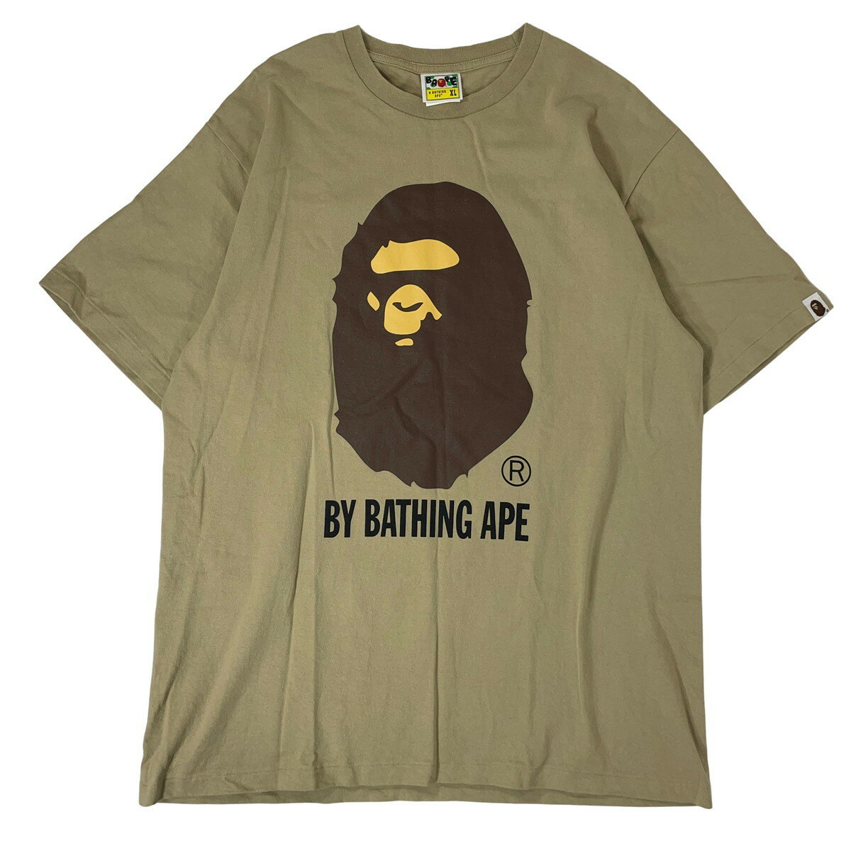 樂天商城 - A BATHING APE ア ベイシング エイプ BAPE ベイプ Tシャツ 24SS 001TEK301002M ベージュ 半袖 XL 【中古】【A2】