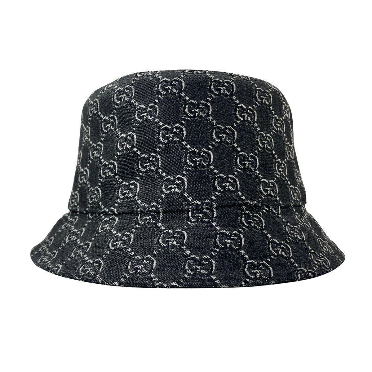 樂天商城 - ほぼ未使用品 GUCCI グッチ GGシャドウ バケットハット 24AW 25AW HAT 802946 4HBCN 1100 グレー ブラック 国内正規品 L 59cm 【中古】【A0】