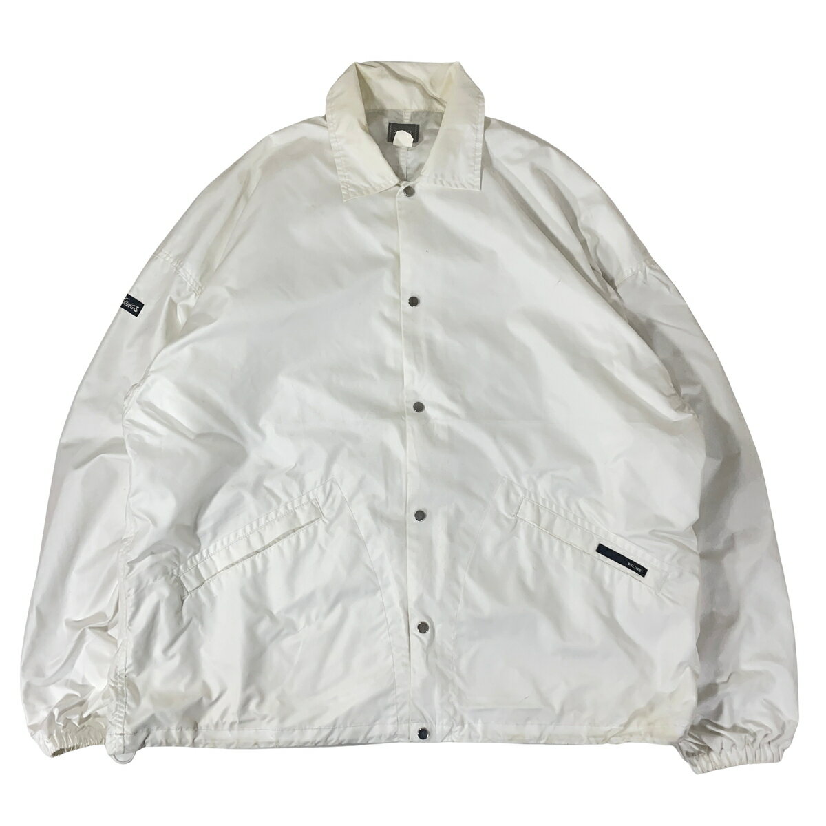 DELUXE WILD THINGS デラックス COACH JACKET コーチジャケット ホワイト 【中古】【A1】