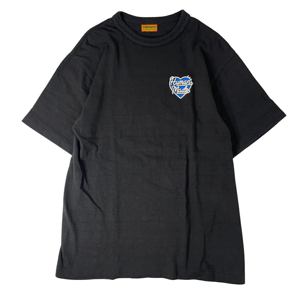 樂天商城 - HUMAN MADE ヒューマンメイド 25SS Tシャツ ハートロゴ GRAPHIC T SHIRT ブラック 黒 半袖 M 【中古】【A2】