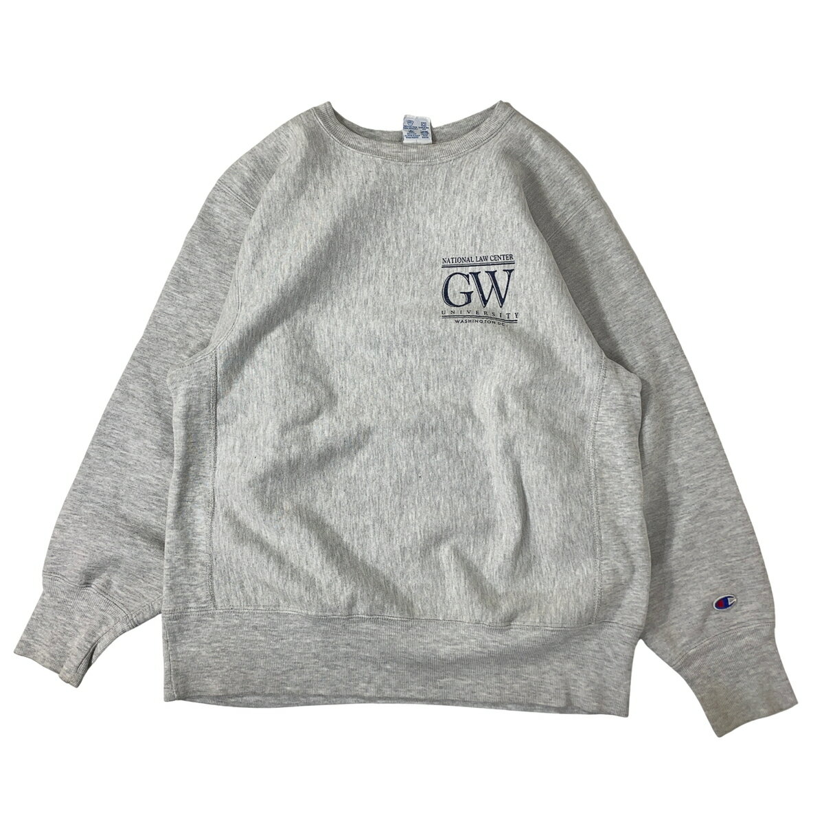 樂天商城 - Champion 90s チャンピオン リバースウィーブ スウェット 刺繍タグ REVERSE WEAVE GW カレッジ グレー 灰色 L 【中古】【A8】