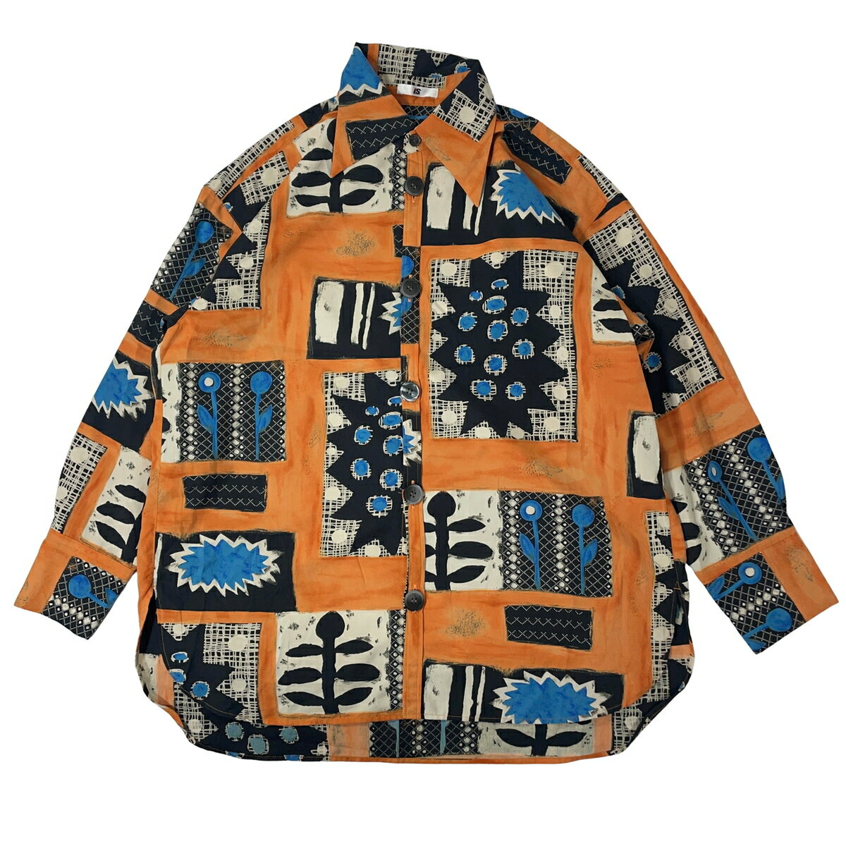 樂天商城 - ISSEY MIYAKE イッセイミヤケ 90s 総柄 シャツ M 【中古】【A1】