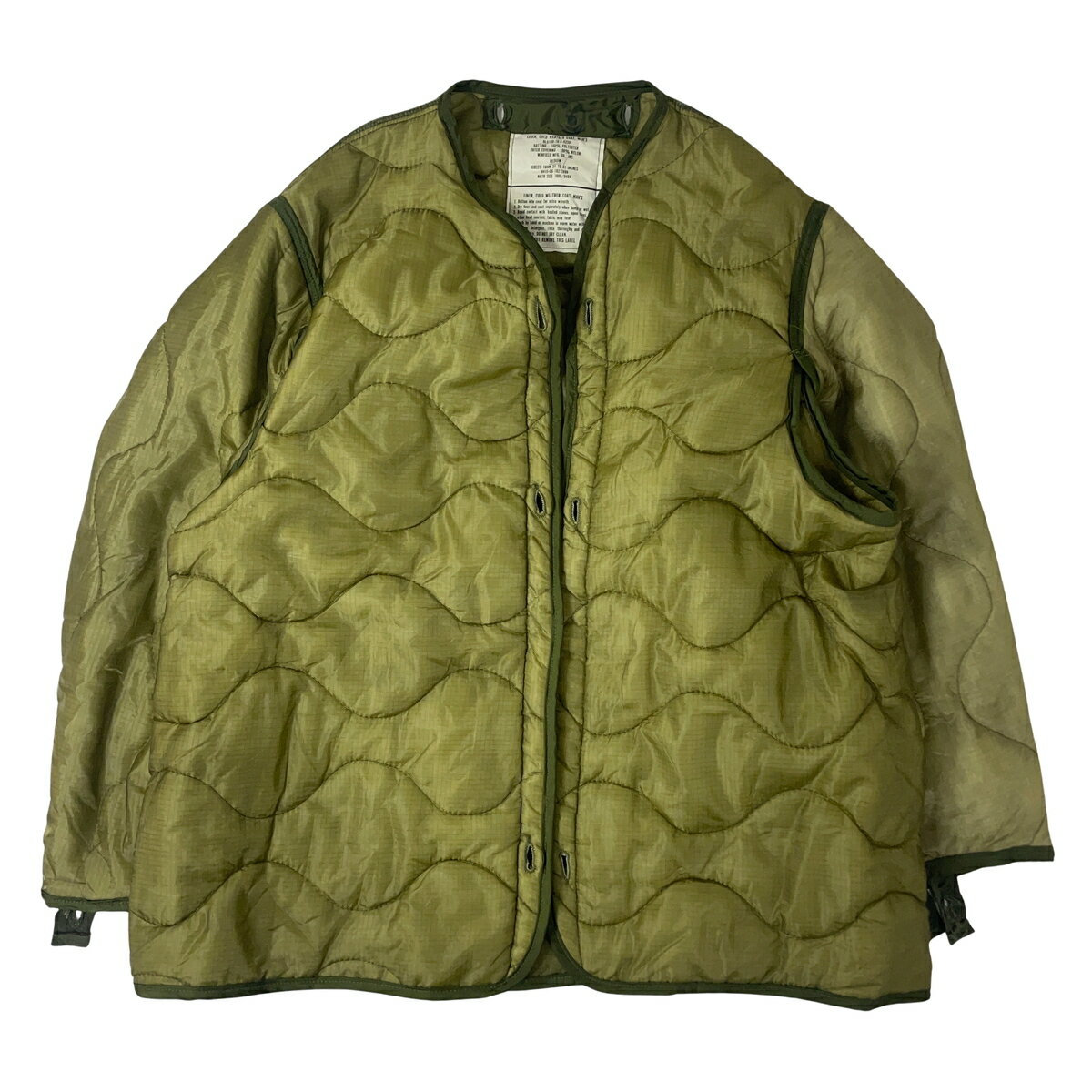 樂天商城 - 70年 実物 US ARMY M-65 キルティング ライナー WINFIELD MFG CO INC社製 M 【中古】【A1】