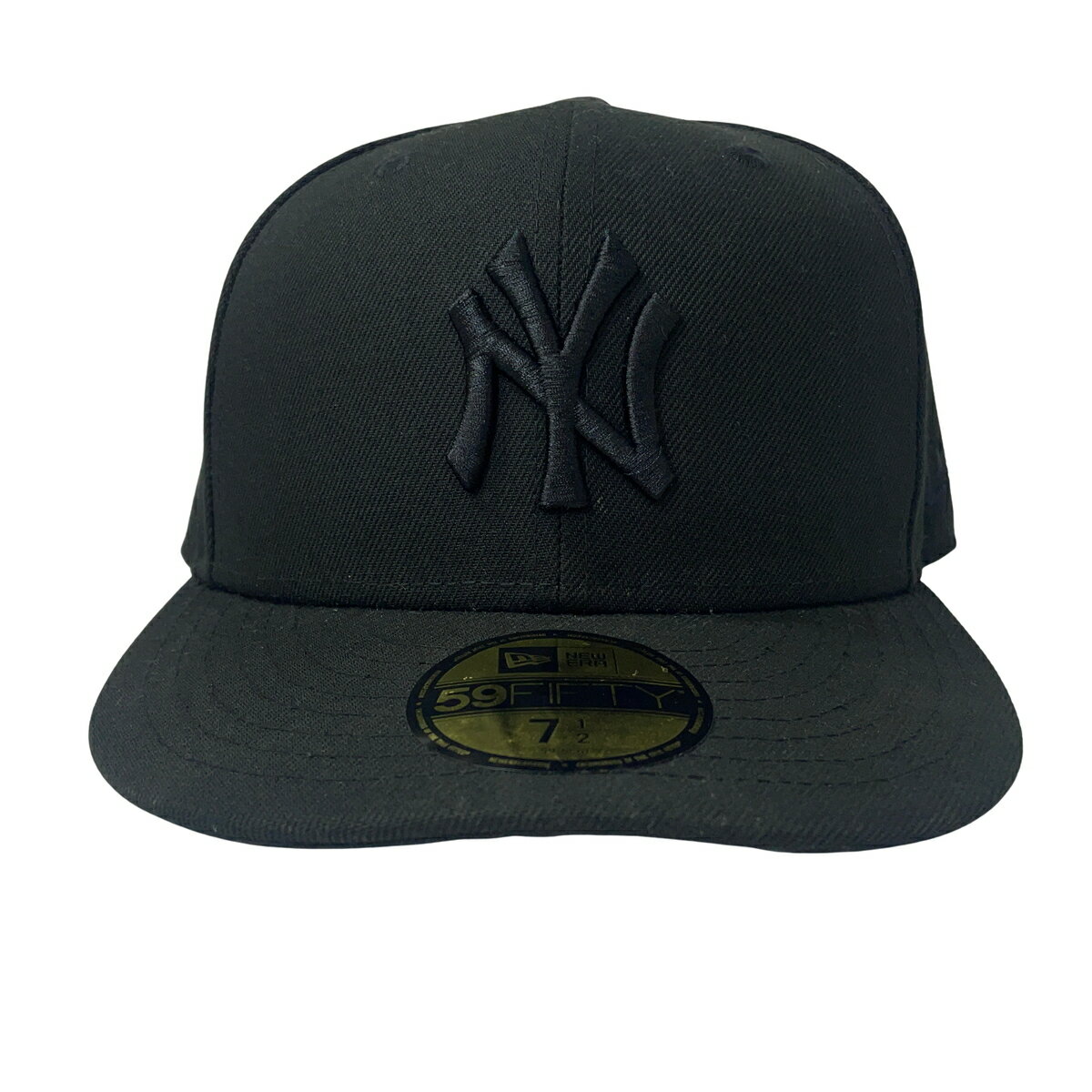 NEW ERA 59FIFTY ニューエラ キャップ CAP MLB ニューヨークヤンキース ブラック 黒 59.6cm 7 1/2 