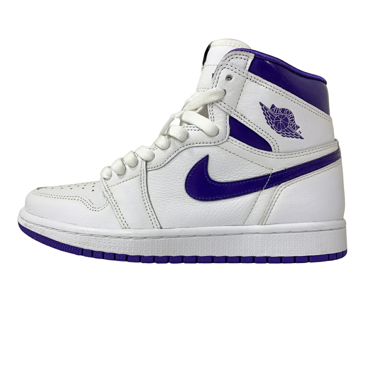 良品 ナイキ NIKE WMNS AIR JORDAN 1 HIGH OG Court Purple AJ1 エアジョーダン ウィメンズ CD0461-151 24cm