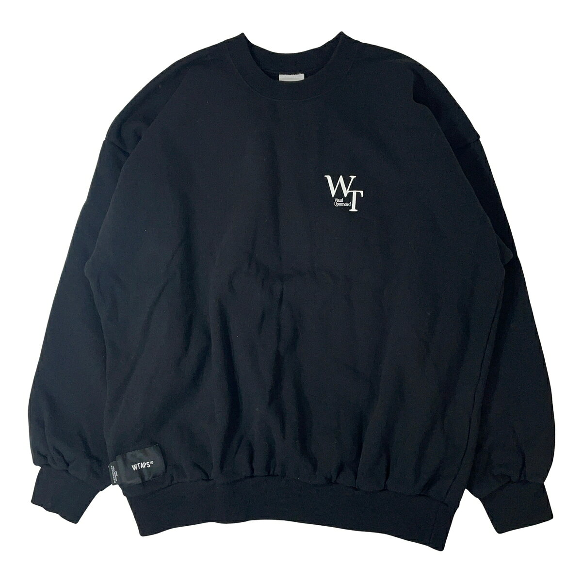 ダブルタップス Wtaps SNEAK Locks Sweater Cotton ロックス スウェット トレーナー ブラック 222ATDT-CPM02S BLACK 黒 03 L 